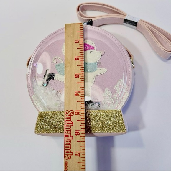 Bath & Body Works Snow Globe Mouse Crossbody Purse Cosmetic Bag Pink - Picture 13 of 16
